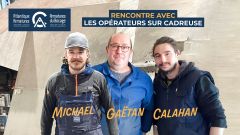 Opérateurs sur cadreuse, portraits croisés….