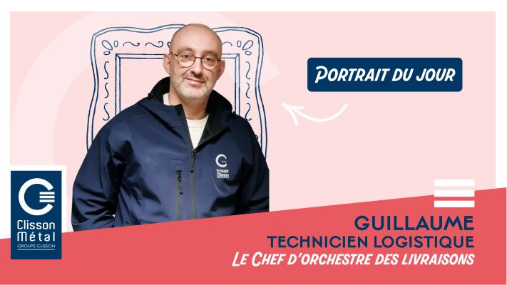 Portrait de Guillaume BERTHELOT, technicien logistique